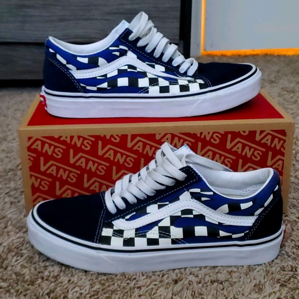 Vans Old Skool Blue Flame